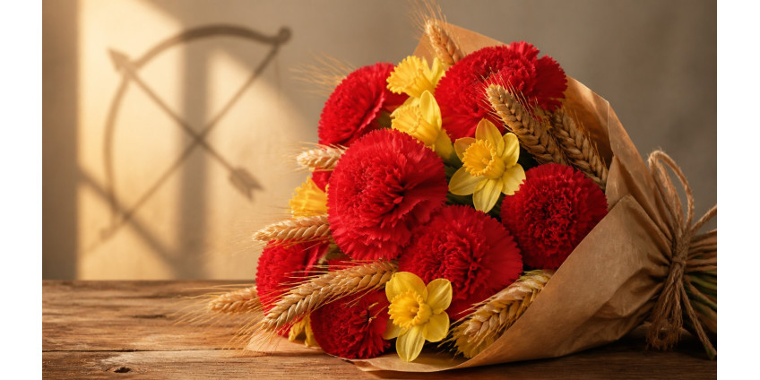 Sagittarius — the zodiac's flower: carnation, narcissus, sunflower