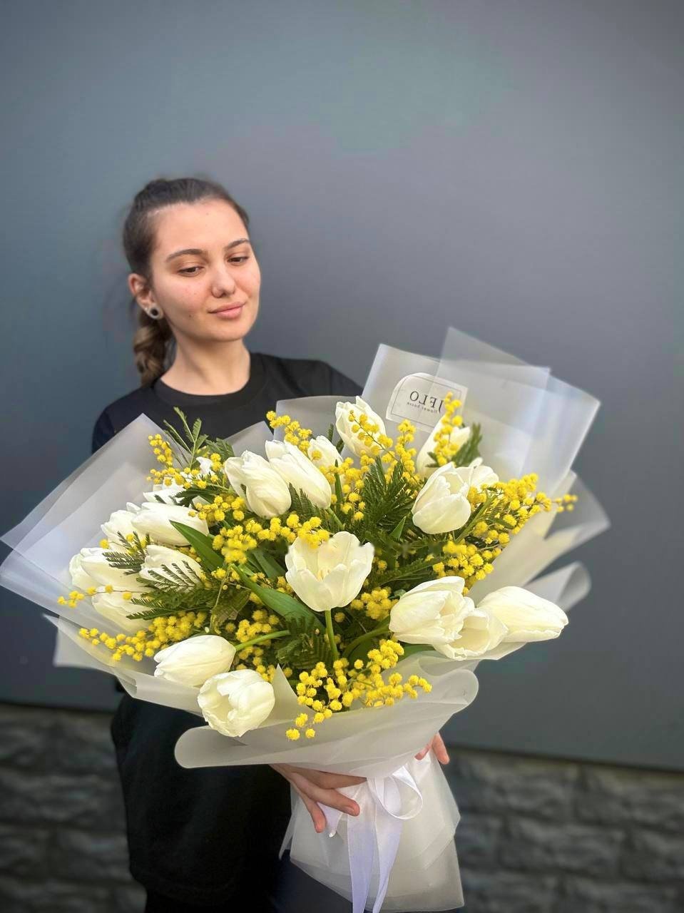 Bouquet with Mimosa