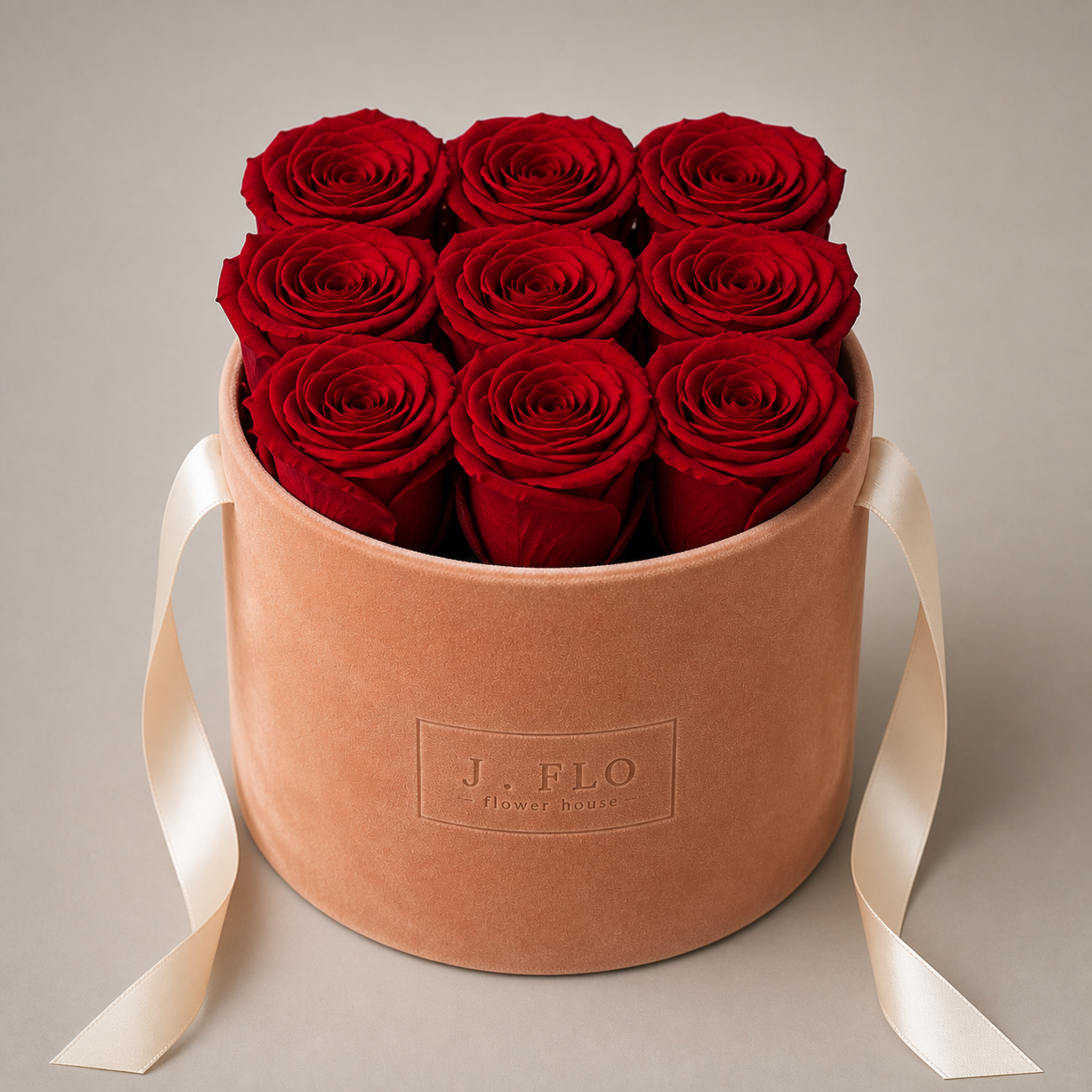 Roses in Hat Box