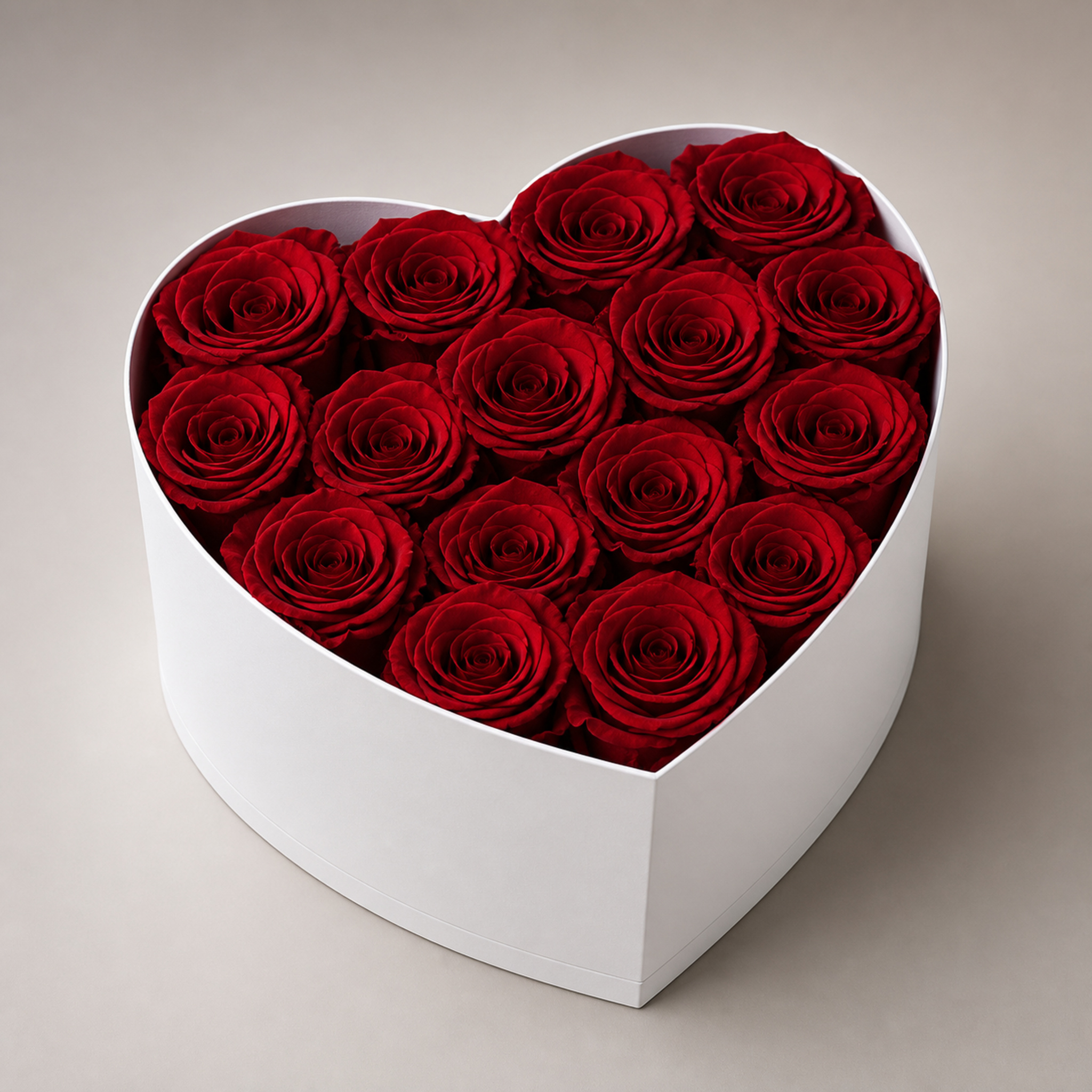 Heart Box Roses