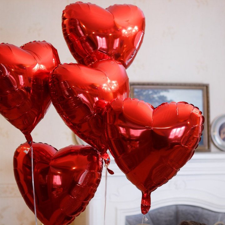 Heart Foil Balloon in Almaty