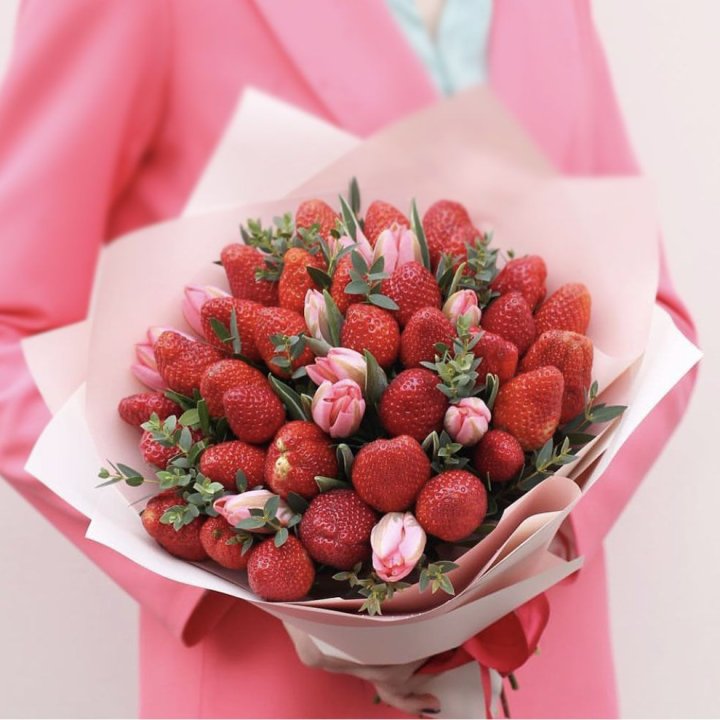 Tulips and Strawberries in Geneva