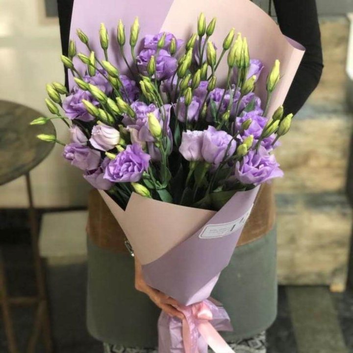 Lilac Lisianthus Bouquet in Sao Paulo