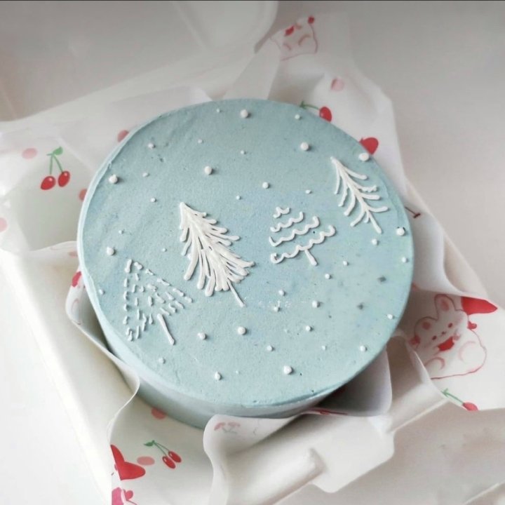 Bento Cake "Christmas Trees"