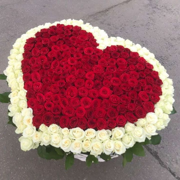 333 Roses in a Basket in Sharjah