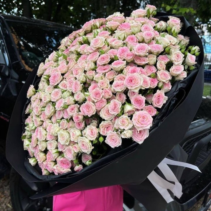 101 'Twister' Spray Roses in Mexico City