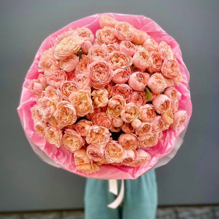 Juliet Spray Peony Roses Bouquet "Princess" in Rio de Janeiro