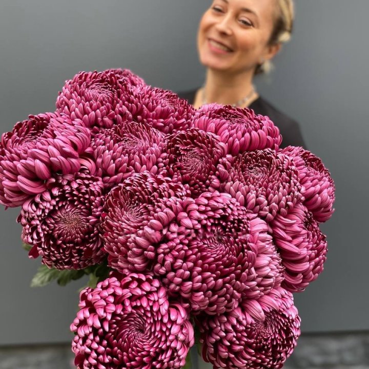 Bunch of Bigudi Chrysanthemums in Manchester