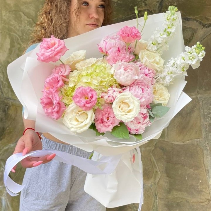 Peony Bouquet No. 3 in Dushanbe