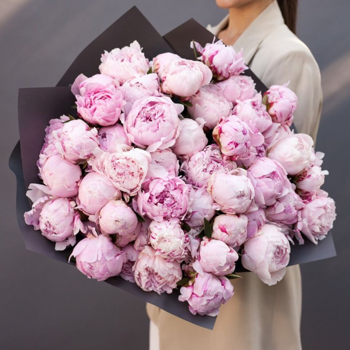 Bunch of Peonies in Dushanbe