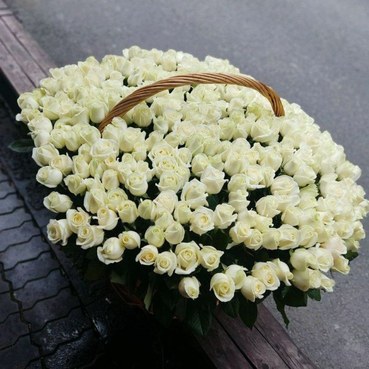 303 Roses in Basket in Bali