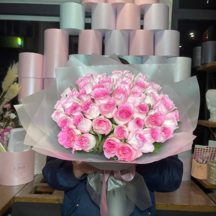 51 Pink Roses in Vancouver