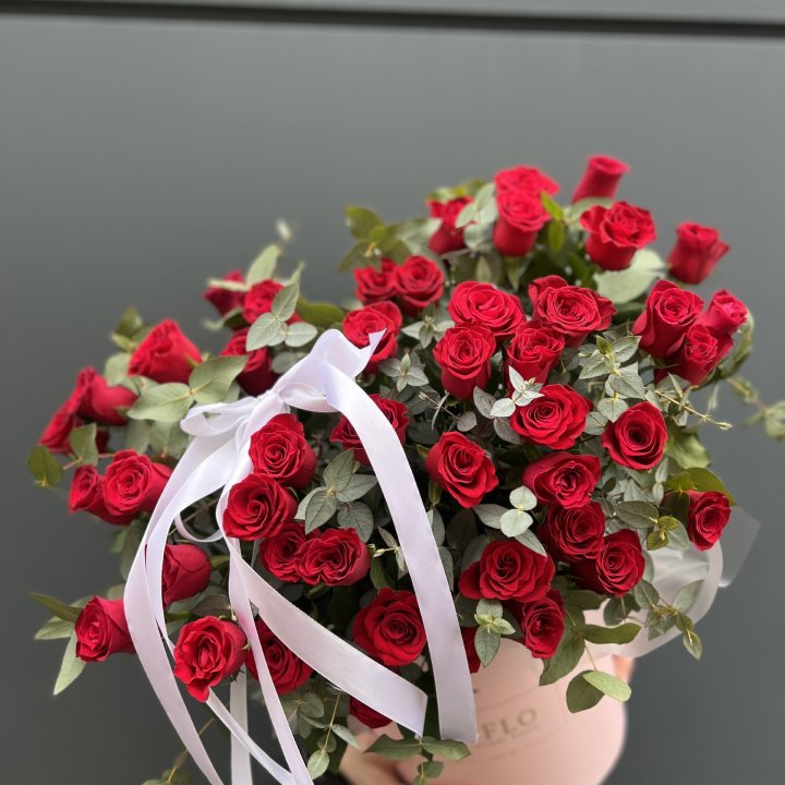 45 Red Roses in a Box 