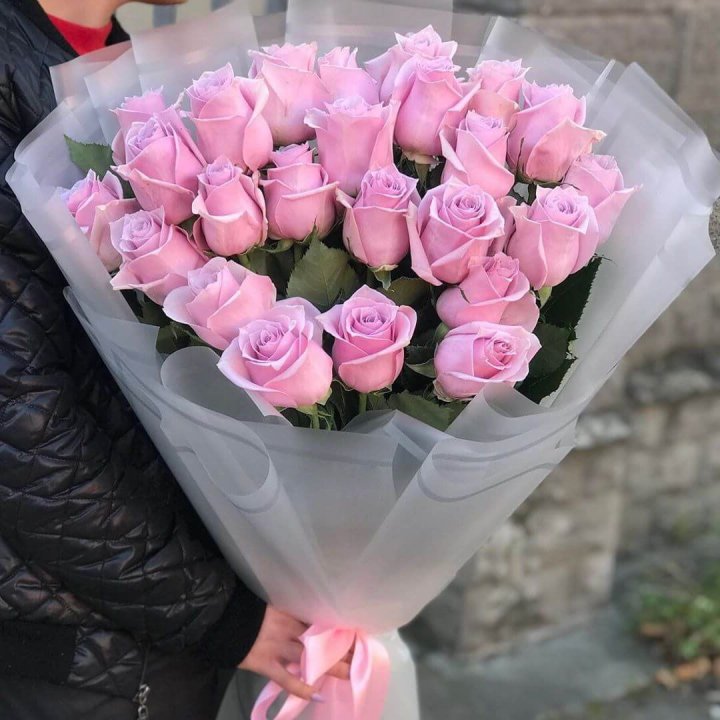 25 Tall Pink Roses in London