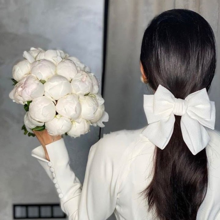 Peony Bridal Bouquet in Dushanbe