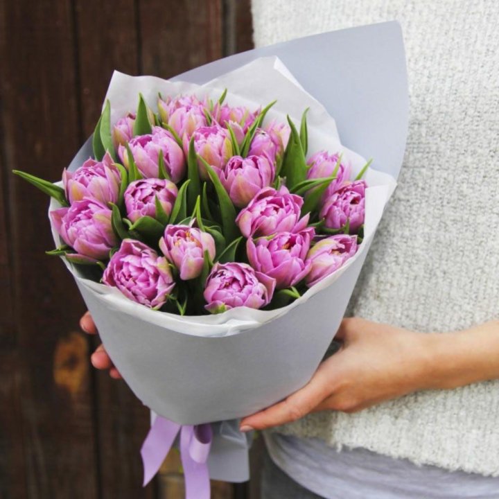 Peony Tulips Bouquet in Astana